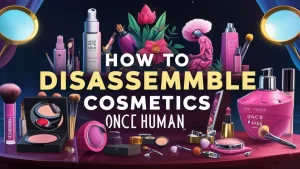 How to Disassemble Cosmetics Once Human 2024